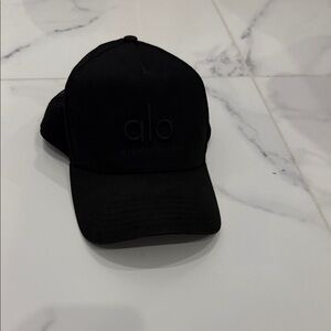 ALO Yoga Black Mesh Trucker Hat